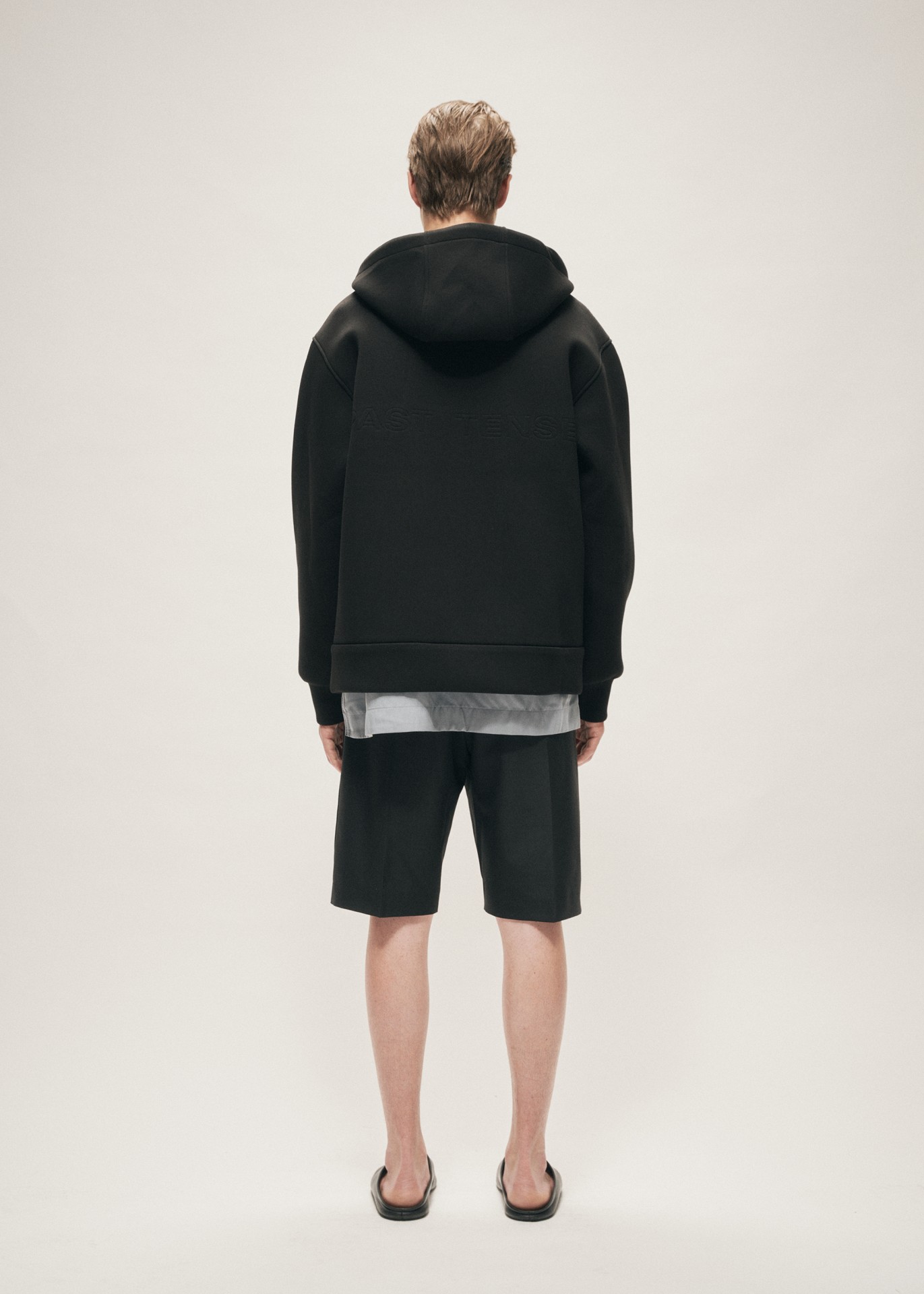 SCUBA HOODED SWEATSHIRT BLACK