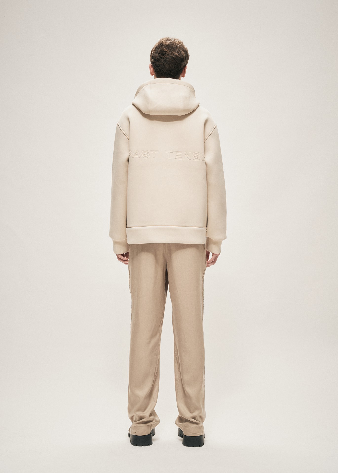 SCUBA HOODED SWEATERSHIRT LIGHT KHAKI