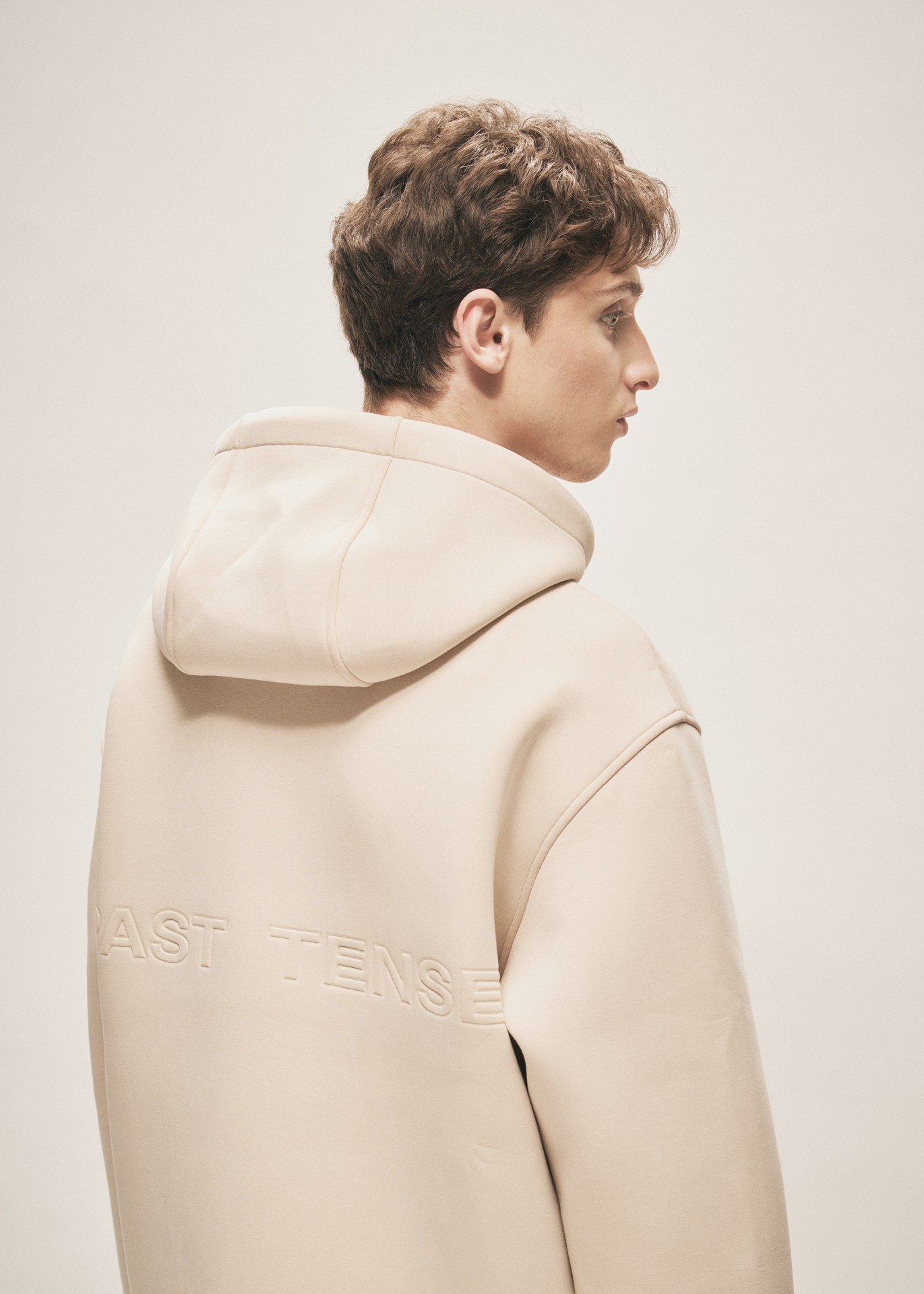 SCUBA HOODED SWEATERSHIRT LIGHT KHAKI