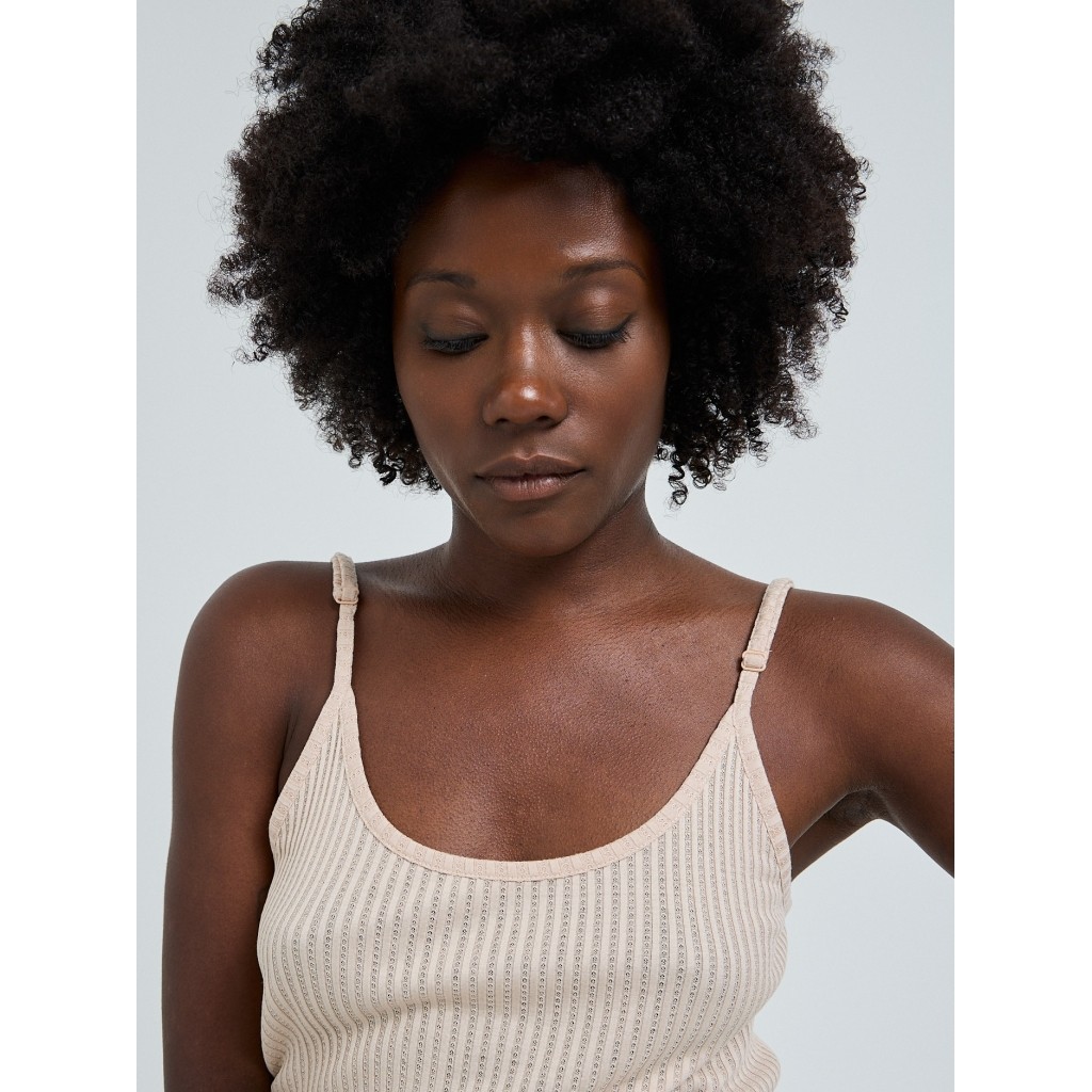 SILKY ELENA IN ROSIE BEIGE