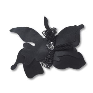 ATELIER AMANDA BROCHE BLACK QUARTZ