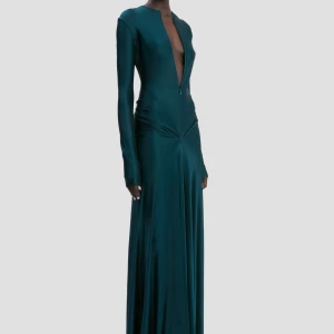 LONG SLEEVE CUT-OUT GOWN