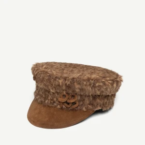 BAKER BOY CAP IN BROWN
