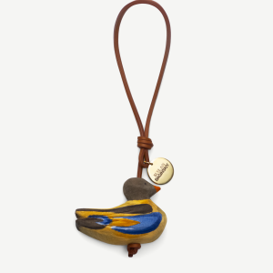 BAG CHARM: DUCK IN BEIGE/BROWN