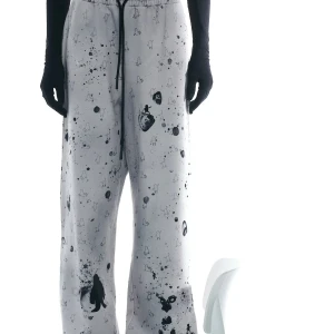 PANTS ''BLACK AND WHITE MELANGE''