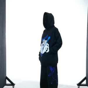 PANTS “TEMPORARY STUFF” IN BLACK