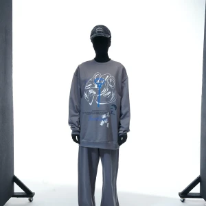 SWEATSHIRT “HEARTBREAKER” IN GREY