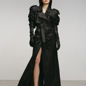 MIREIA TRENCH COAT IN BROWN 