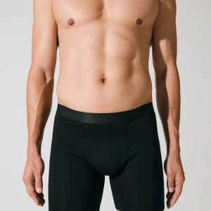 M - BOXER BRIEF LONG IN BLACK