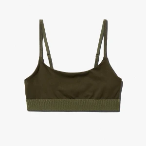 W-SCOOP BRALETTE OLIVE GREEN