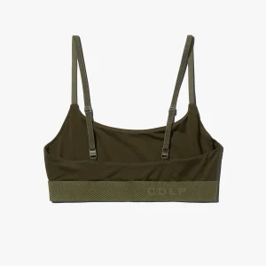 W-SCOOP BRALETTE OLIVE GREEN