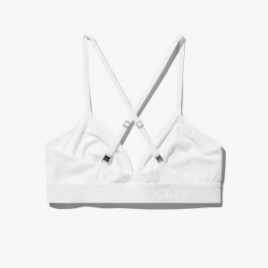 W-TRIANGLE BRALETTE WHITE 