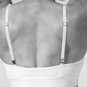 W-TRIANGLE BRALETTE WHITE 