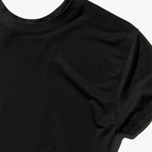W-LW T-SHIRT BLACK