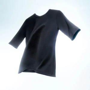 W-WOOL T-SHIRT BLACK