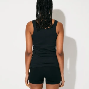 W-RIB TANK TOP BLACK