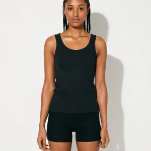 W-RIB TANK TOP BLACK
