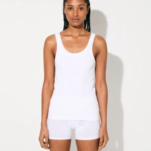 W-RIB TANK TOP WHITE