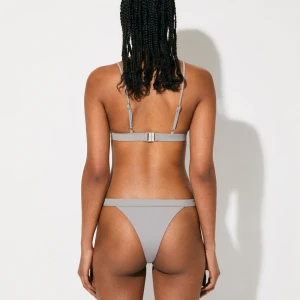 W - TRIANGLE TOP AND BIKINI BRIEF IN SLATE