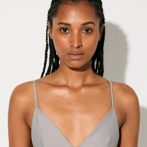 W - TRIANGLE TOP AND BIKINI BRIEF IN SLATE