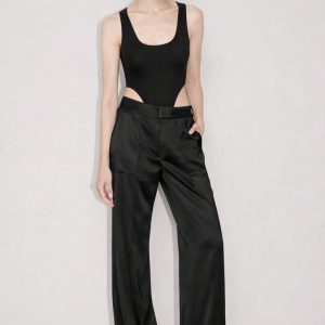 BRA CLOSURE TROUSERS BLACK