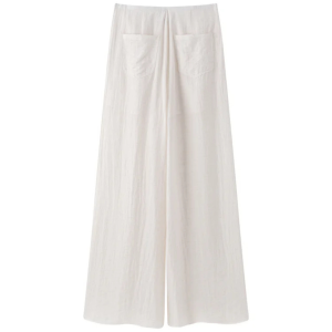 AMANI WIDE LEG TROUSERS OAT