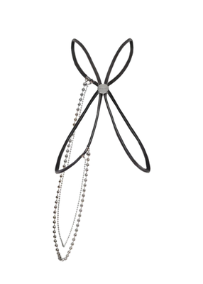 BACKPACK HARNESS IN BLACK AND SILVER