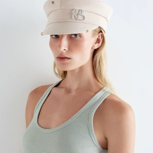 BAKER BOY CAP IN BEIGE