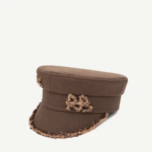 BAKER BOY CAP IN BROWN