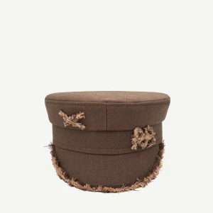 BAKER BOY CAP IN BROWN