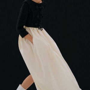 BALLOON LONG SKIRT IVORY