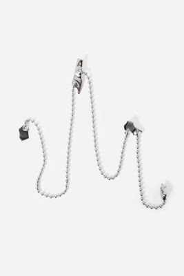 BROOCH MADE OF STAINLESS STEEL WITH FOUR ELEMENTS