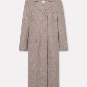 CALLIE STRUCTURE WOOL BLEND CINNAMON MELANGE