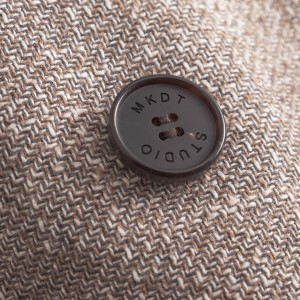 CALLIE STRUCTURE WOOL BLEND CINNAMON MELANGE