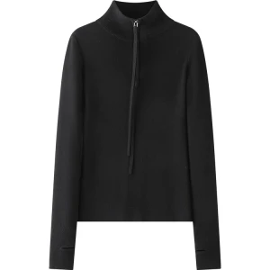 CAPRI ZIPPER TANK IN BLACK