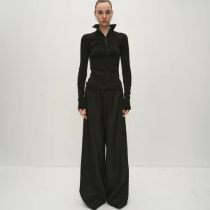 CAPRI ZIPPER TANK IN BLACK