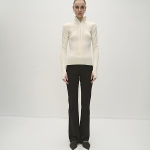 CAPRI ZIPPER TANK IN WHITE