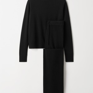 CASHMERE SET BLACK