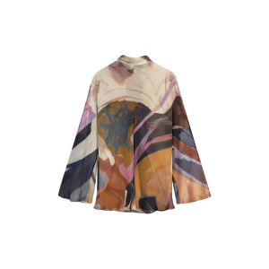 CHIFFON BLOUSE IN ABSTRACT PRINT
