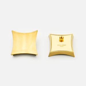 CHUNK EARRINGS LARGE  VINTAGE GOLD