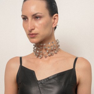 CONSTELLATION COLLIER IN SILVER