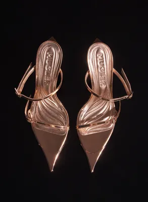 COPPER LEATHER FANG 95 SANDALS