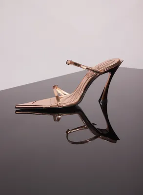 COPPER LEATHER FANG 95 SANDALS