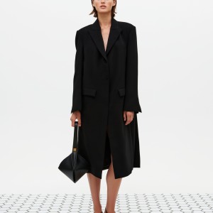 DECONSTRUCTED TRENCH BLACK