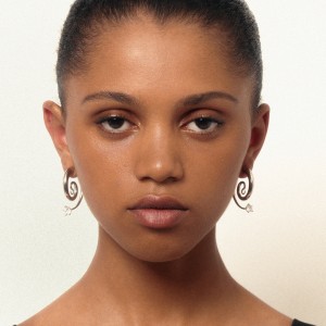 DIAMANTI SERPENT PIERCINGS IN SILVER