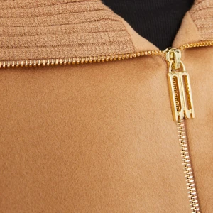 DOUBLE FACED BOMBER JACKET IN CAMEL