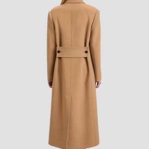 DOUBLE FACED OVERCOAT IN CAMEL 