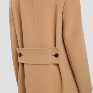 DOUBLE FACED OVERCOAT IN CAMEL 