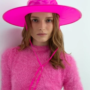 PINK FOLDABLE  HAT