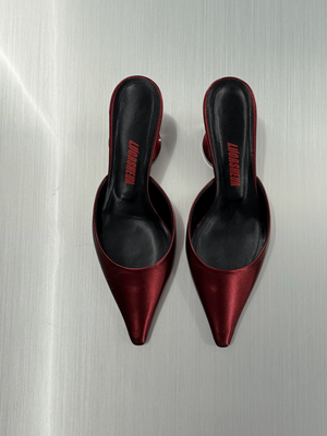 GIORGIA BORDO LEATHER MULES 